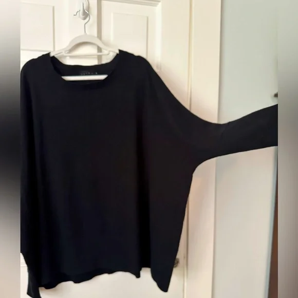 Hatch Maternity 100% Cashmere Sweater in Black, O/S - Picture 9 of 12